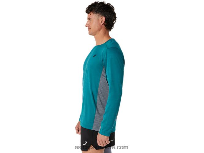 RPVB618 pino terciopelo/metrópolis Asics tren de hombre sana manga larga