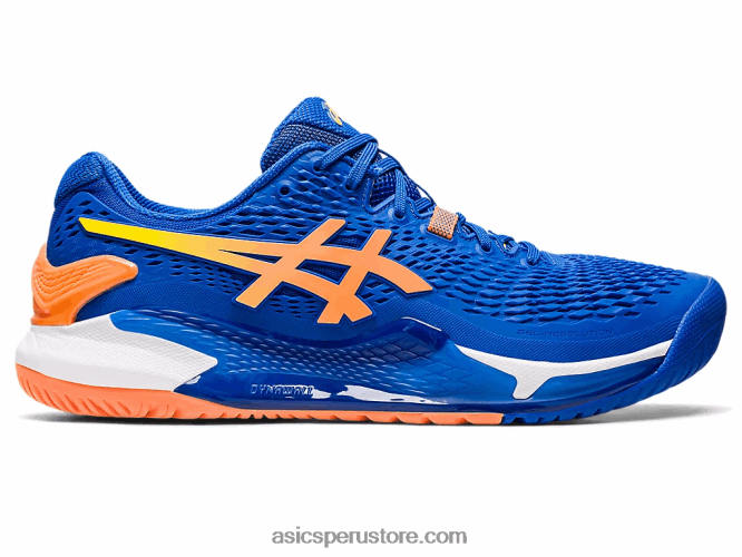 RPVB62 azul atún/melocotón sol Asics resolución de gel 9