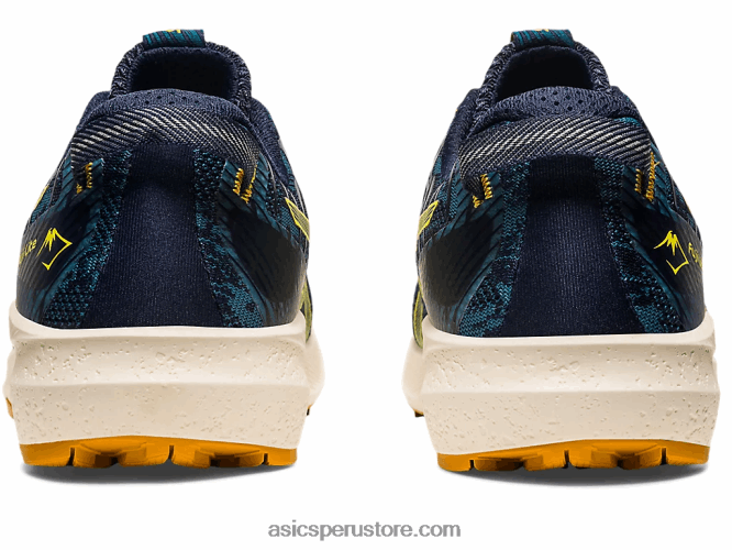 RPVB624 tinta verde azulado/amarillo dorado Asics fuji lite 3