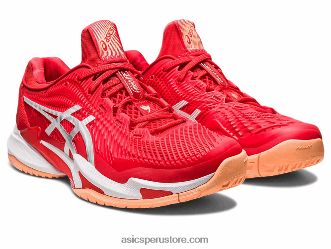 RPVB63 rojo fuego/blanco Asics corte ff 3 novak
