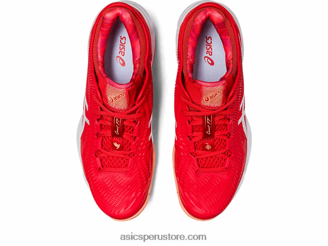 RPVB63 rojo fuego/blanco Asics corte ff 3 novak