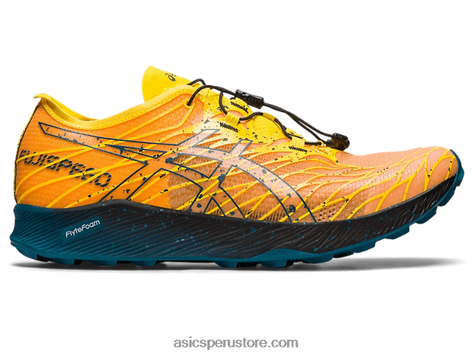 RPVB636 amarillo dorado/verde azulado tinta Asics fujivelocidad