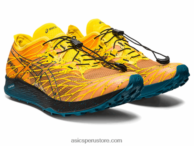RPVB636 amarillo dorado/verde azulado tinta Asics fujivelocidad