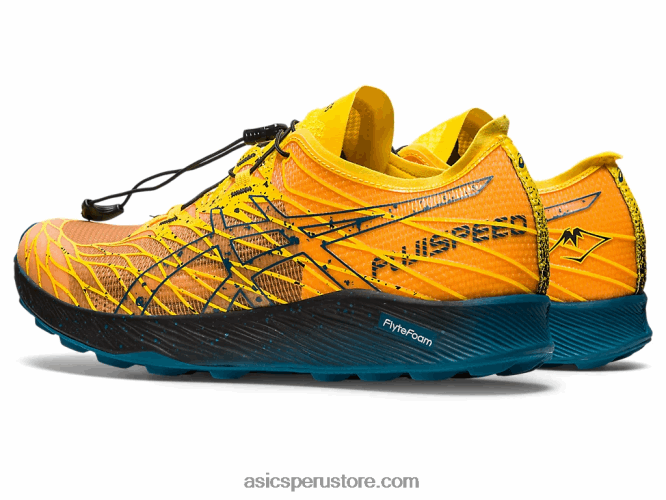RPVB636 amarillo dorado/verde azulado tinta Asics fujivelocidad