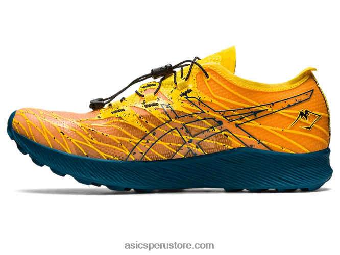 RPVB636 amarillo dorado/verde azulado tinta Asics fujivelocidad