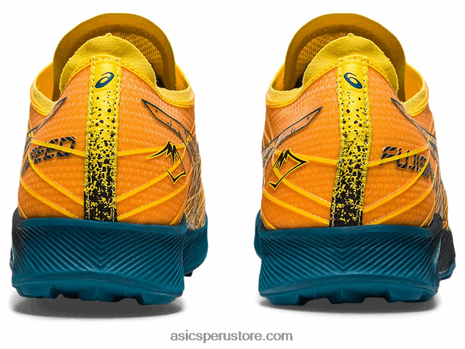RPVB636 amarillo dorado/verde azulado tinta Asics fujivelocidad
