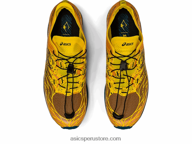 RPVB636 amarillo dorado/verde azulado tinta Asics fujivelocidad