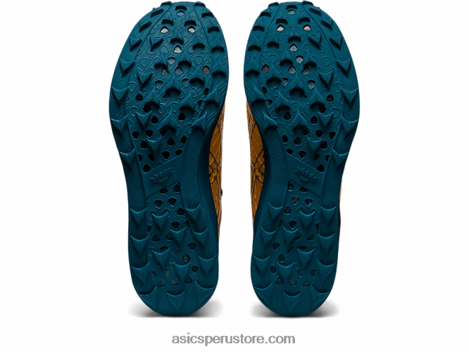 RPVB636 amarillo dorado/verde azulado tinta Asics fujivelocidad