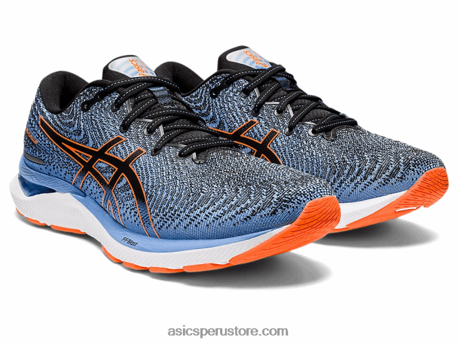RPVB652 negro/naranja impactante Asics gel-cumulus 24 extra ancho
