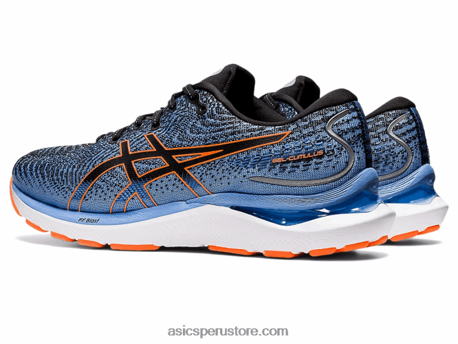 RPVB652 negro/naranja impactante Asics gel-cumulus 24 extra ancho