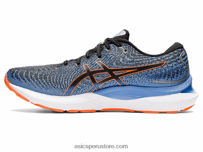 RPVB652 negro/naranja impactante Asics gel-cumulus 24 extra ancho