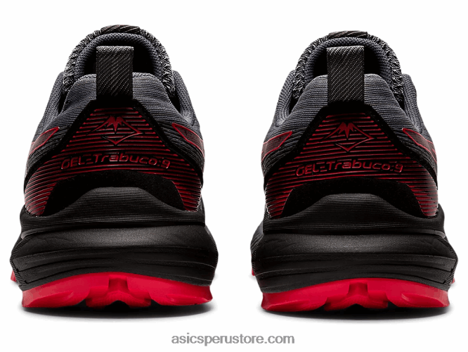 RPVB670 gris portador/rojo eléctrico Asics gel-trabuco 9