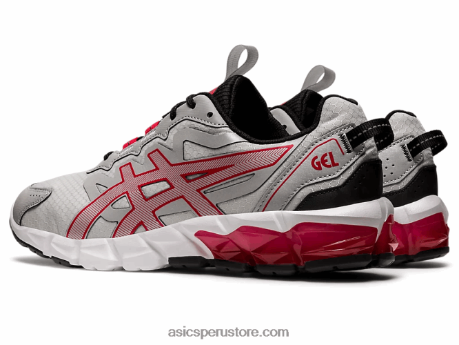 RPVB672 gris glaciar/rojo clásico Asics gel-quantum 90