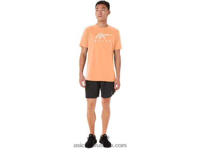 RPVB70 duna de verano Asics playera de manga corta a rayas