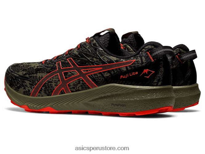 RPVB735 manto verde/tomate cherry Asics fuji lite 3