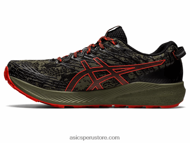 RPVB735 manto verde/tomate cherry Asics fuji lite 3