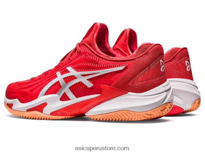 RPVB74 rojo fuego/blanco Asics cancha ff 3 novak arcilla