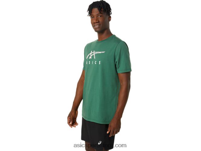 RPVB791 cazador verde Asics equipo de logotipo de luces navideñas