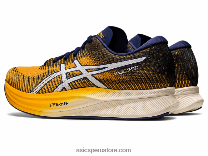 RPVB819 ámbar/blanco Asics velocidad mágica 2 de ancho