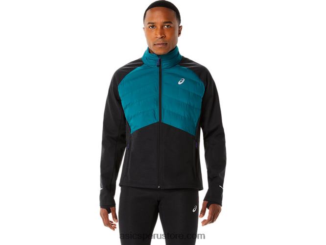 RPVB849 pino terciopelo/brezo negro Asics chaqueta de correr de invierno para hombre