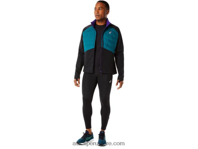 RPVB849 pino terciopelo/brezo negro Asics chaqueta de correr de invierno para hombre