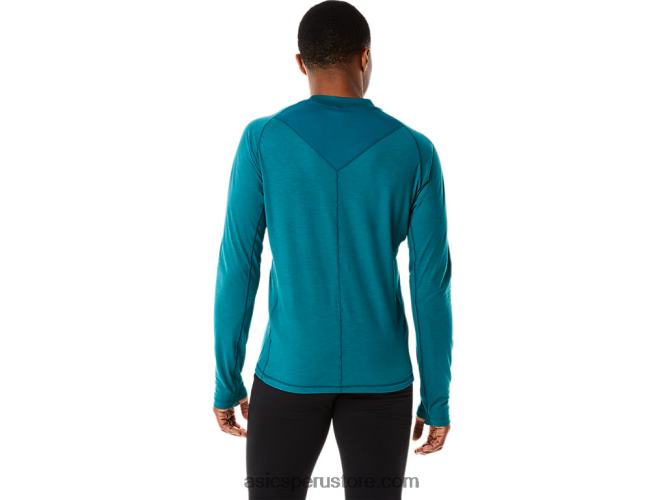 RPVB854 pino terciopelo Asics camiseta de manga larga de invierno para hombre