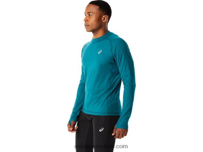 RPVB854 pino terciopelo Asics camiseta de manga larga de invierno para hombre