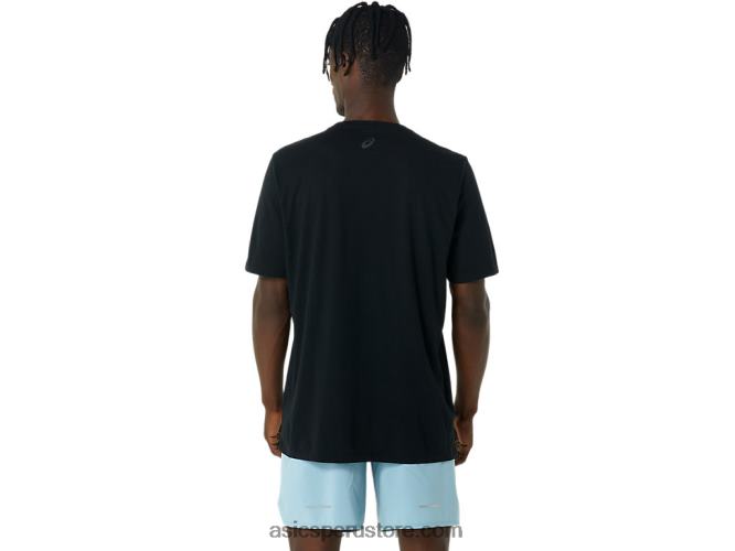 RPVB861 rendimiento negro Asics camiseta de murciélagos de halloween