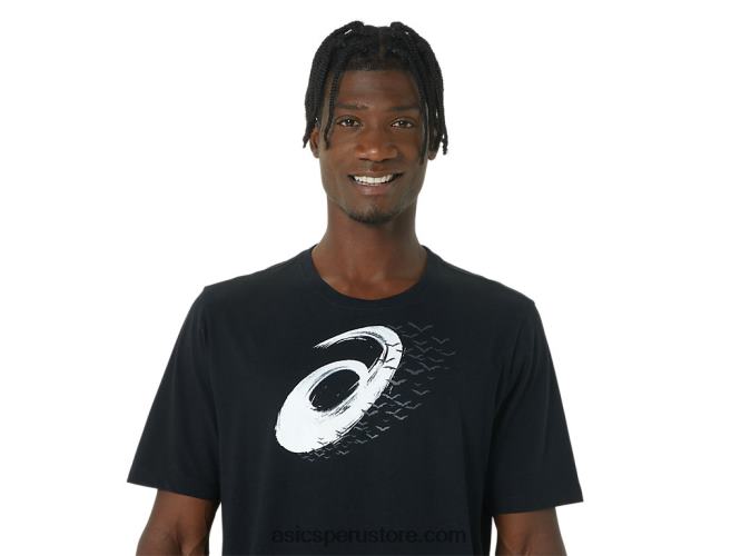 RPVB861 rendimiento negro Asics camiseta de murciélagos de halloween