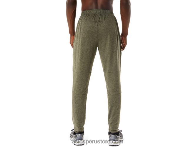 RPVB866 manto verde brezo Asics Jogger técnico para hombre