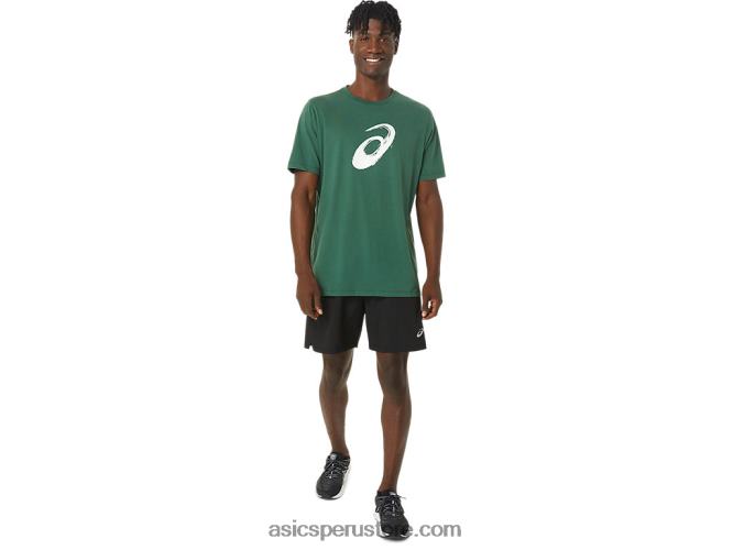 RPVB879 cazador verde Asics camiseta manga corta pincel