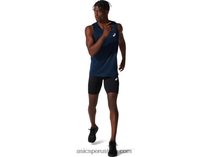 RPVB887 rendimiento negro Asics velocista de plata masculino