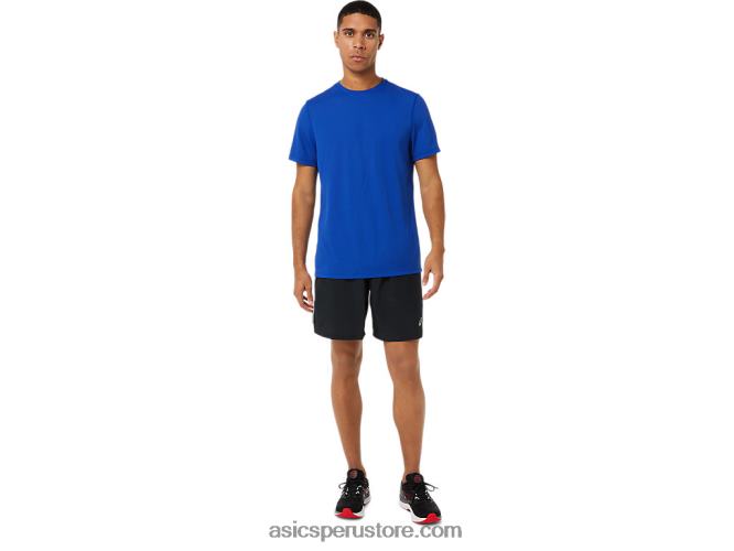 RPVB917 rendimiento negro Asics pantalones cortos de 7in para hombre