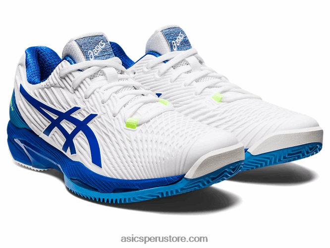 RPVB923 blanco/azul atun Asics solución velocidad ff 2 arcilla