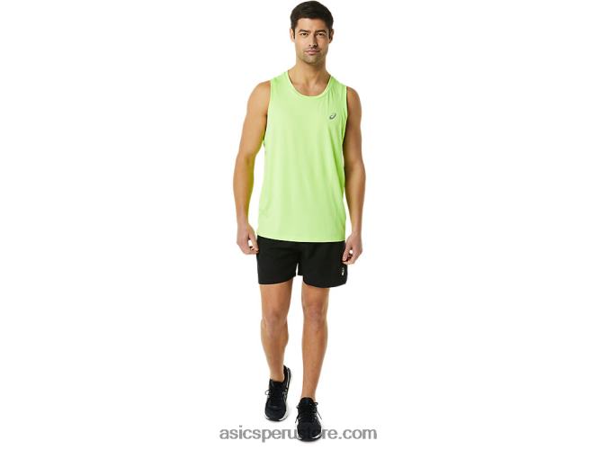 RPVB937 rendimiento negro Asics conjunto de hombre 5in short