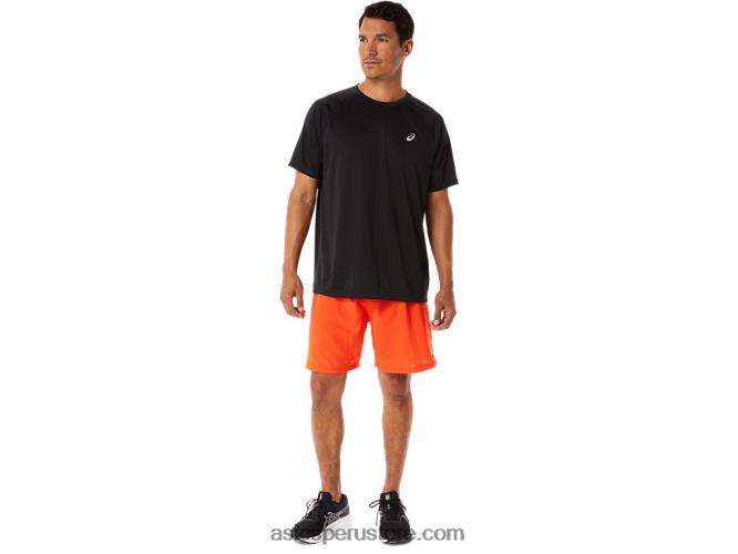 RPVB938 tomate cherry Asics pantalones cortos de 7in para hombre