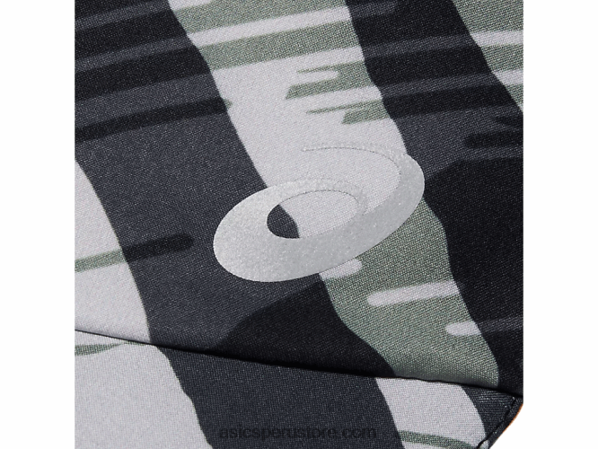 RPVB969 manto verde/ámbar Asics gorra con tejido gráfico