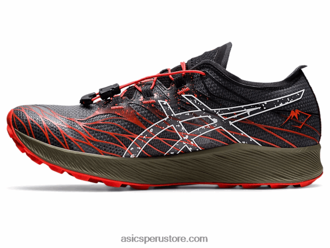 RPVB976 tomate negro/cherry Asics fujivelocidad