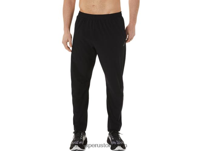 RPVB984 rendimiento negro Asics pantalones tejidos de hombre