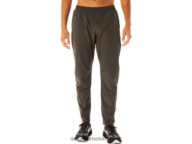 RPVB994 gris obsidiana Asics pantalones tejidos de hombre