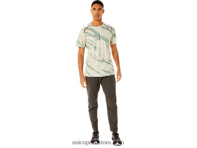 RPVB994 gris obsidiana Asics pantalones tejidos de hombre