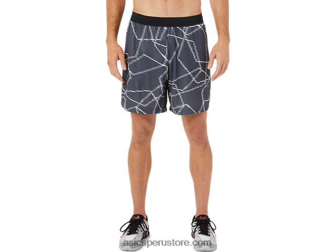 RPVB1436 transportador gris Asics pantalones cortos de hombre de temporada con estampado completo