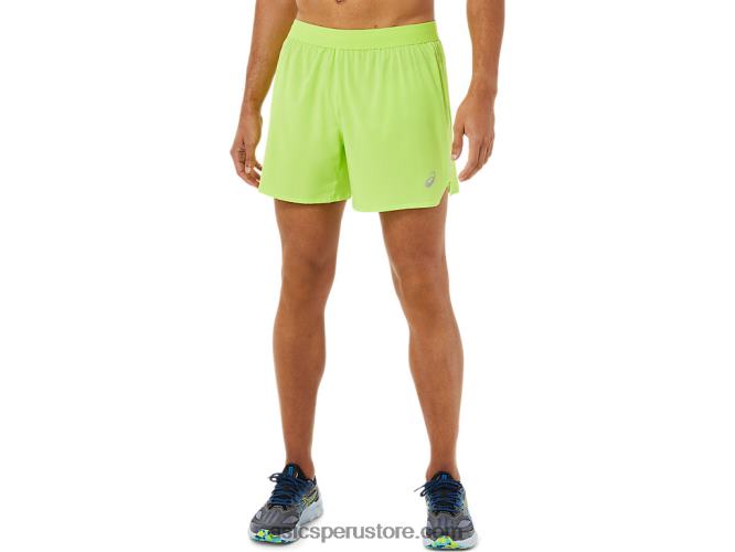 RPVB1494 peligro verde Asics carretera hombre 5in short