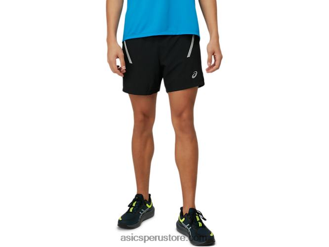 RPVB1676 rendimiento negro Asics pantalón corto de hombre lite-show