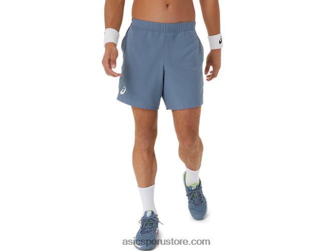 RPVB473 azul acero Asics partido masculino 7 en corto