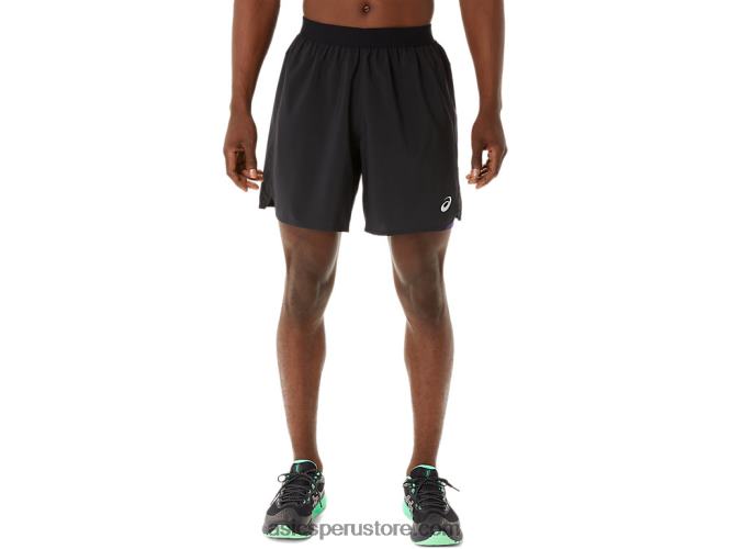 RPVB893 mermelada negra/de uva negra Asics carretera hombre 2-n-1 7in short