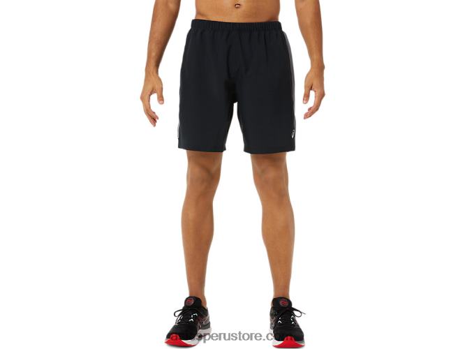 RPVB917 rendimiento negro Asics pantalones cortos de 7in para hombre