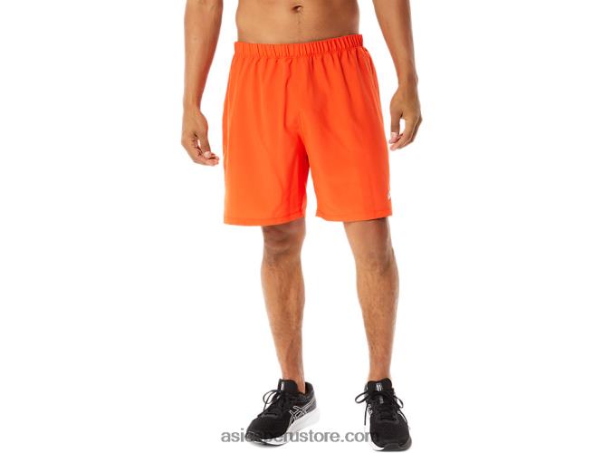 RPVB938 tomate cherry Asics pantalones cortos de 7in para hombre