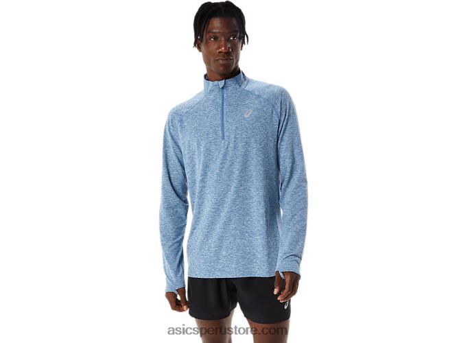 RPVB1084 brezo azul Asics tren hombre sana 1/2 zip