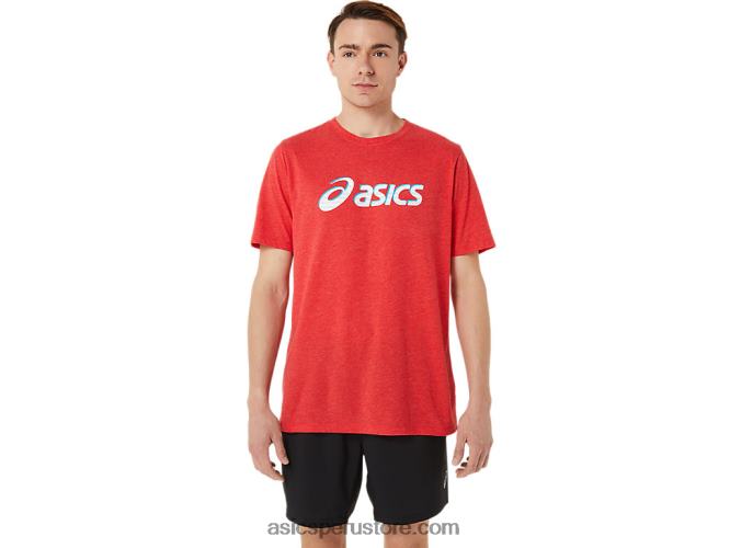 RPVB1256 brezo rojo clásico Asics destacada cuarta manga corta